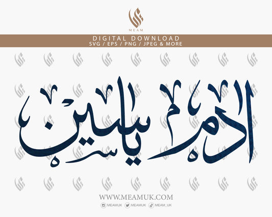 Request Two Custom Arabic Calligraphy Names / Words