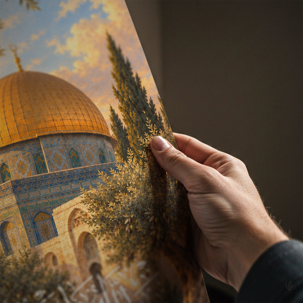 Dome of the Rock Hasbunallahu Wa Ni'mal Wakeel Islamic Wall Art