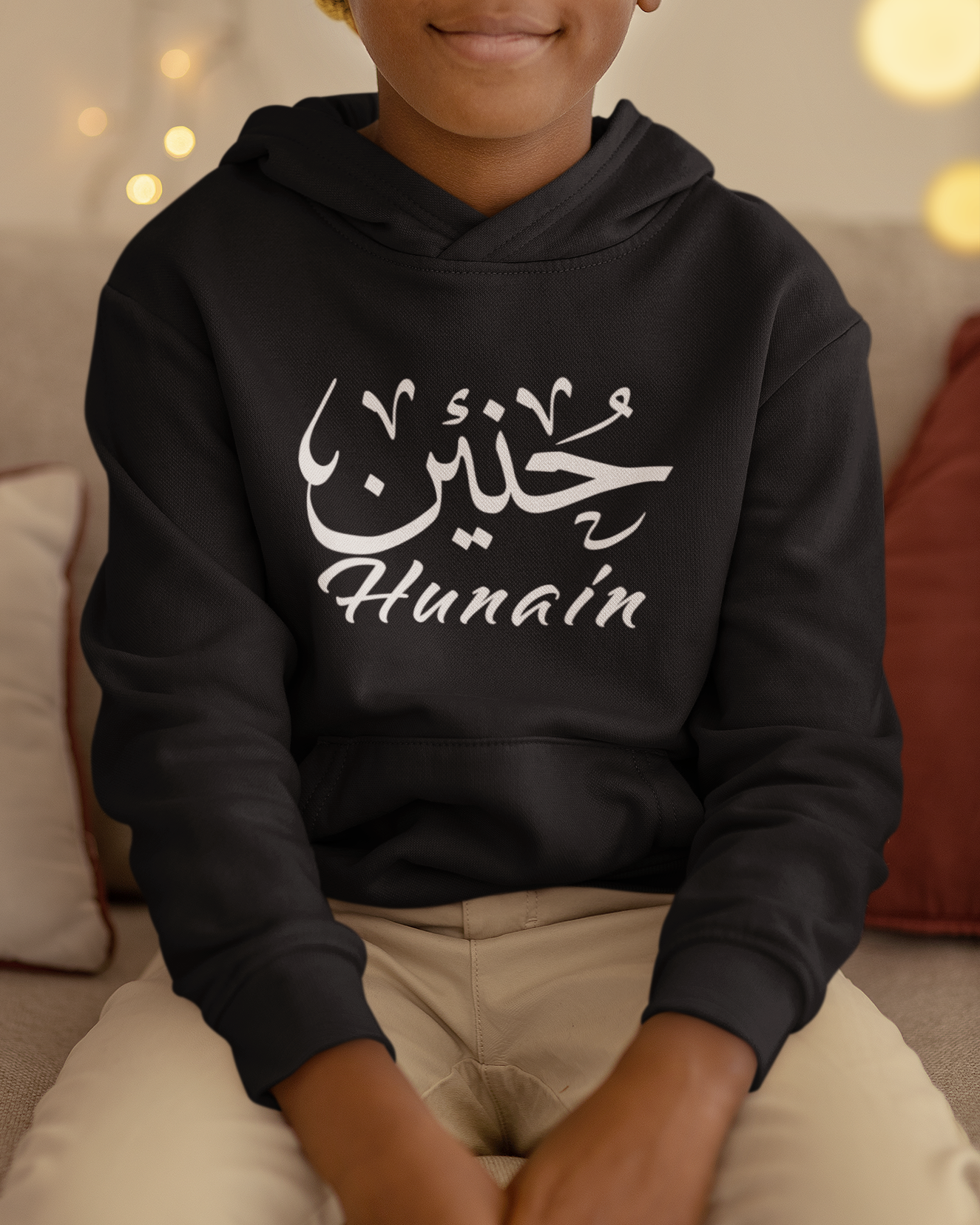 Custom BLACK Kids Hoodie Tracksuit
