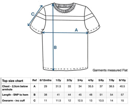 Custom T-shirt & Short Set In Blue/Sand (Size 6mnths - 10yrs)