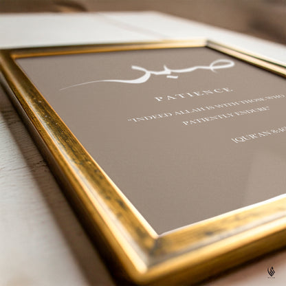 Set of 3 Sabr Shukr And Hubb Islamic Wall Art Prints D127