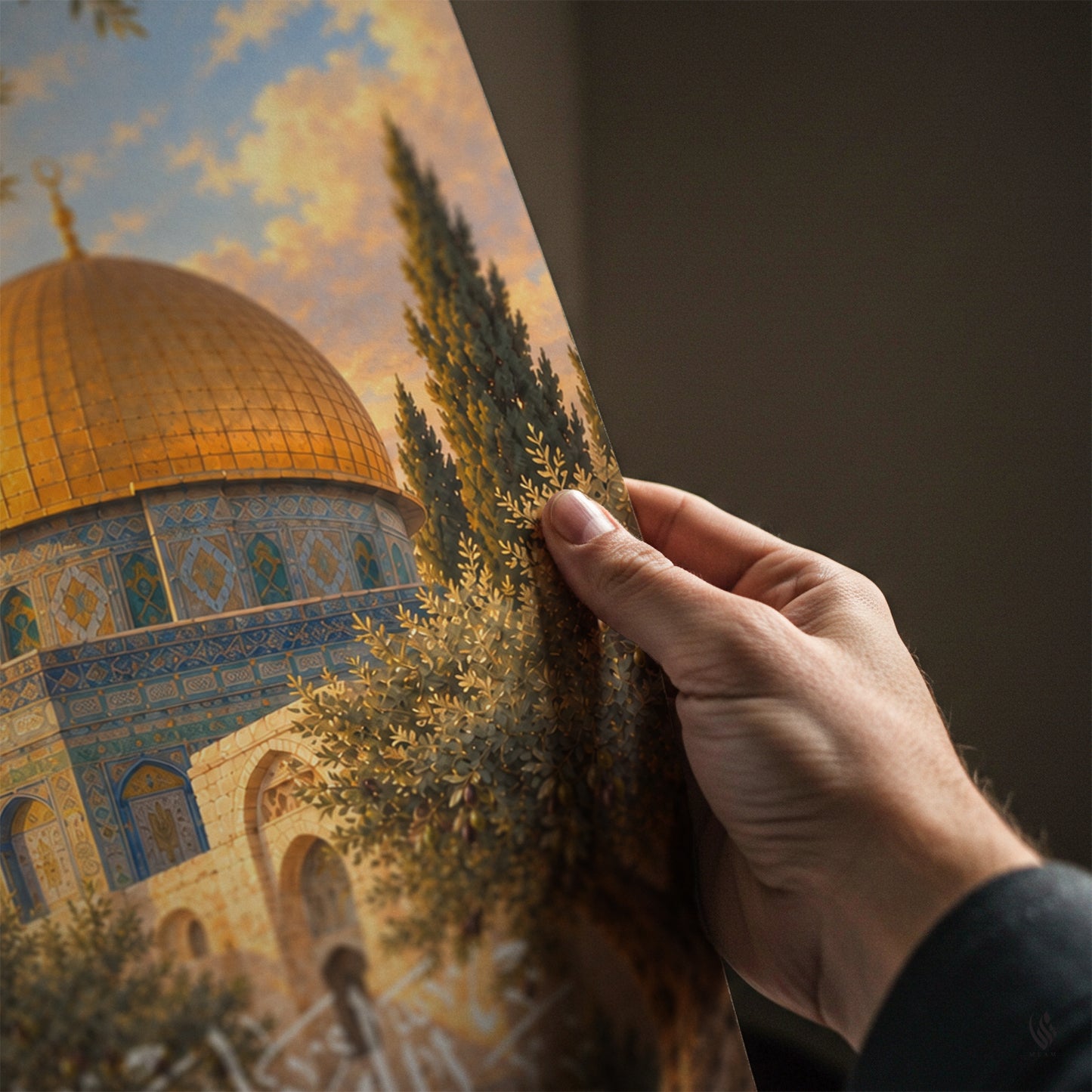 Dome of the Rock Hasbunallahu Wa Ni'mal Wakeel Islamic Wall Art D153