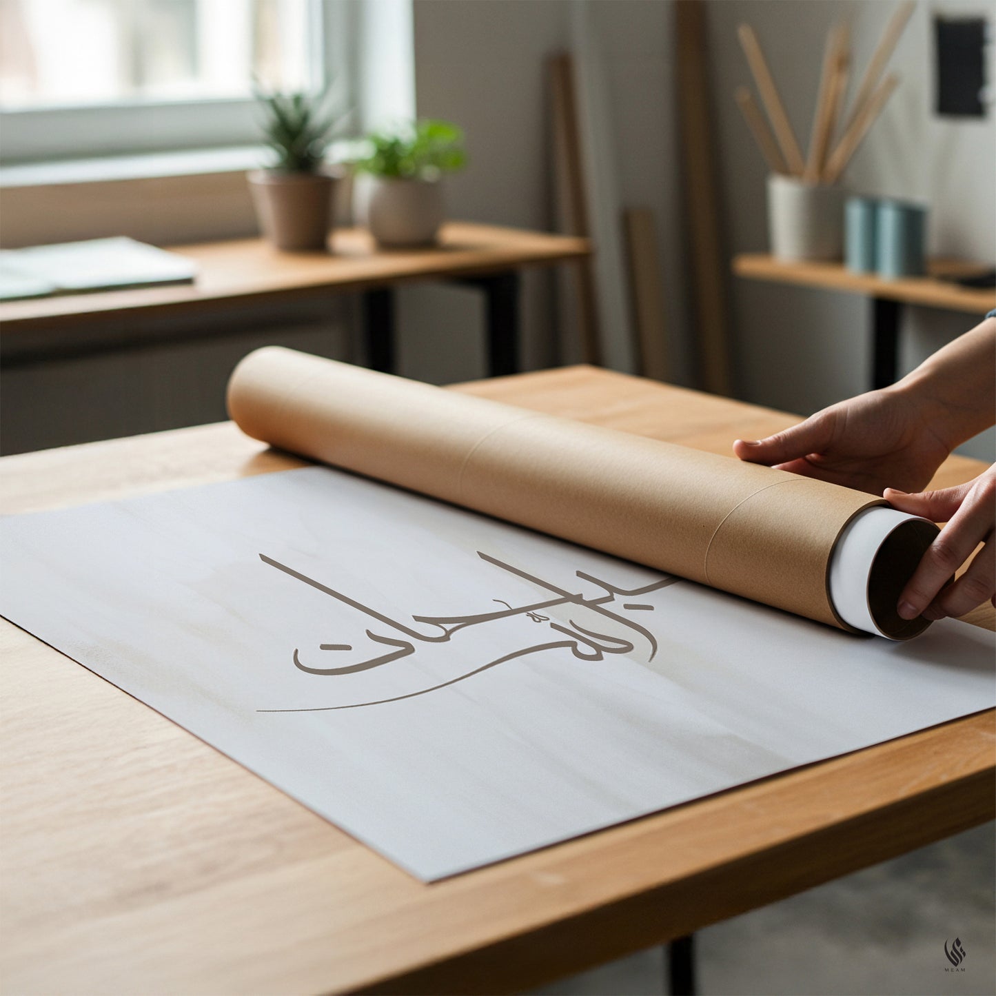 Set of 3 Islamic Wall Art Prints Earthy Tone, Subhanallah Alhamdulillah Allahuakbar D40