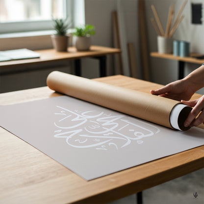 Set of 3 Islamic Wall Art Beige Earthy Tone Come to Salah Come to Success D118