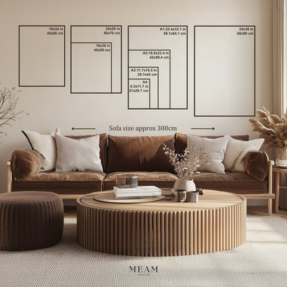 Set of 3 Beige & Brown, Subhanallah Alhamdulillah Allahuakbar D129