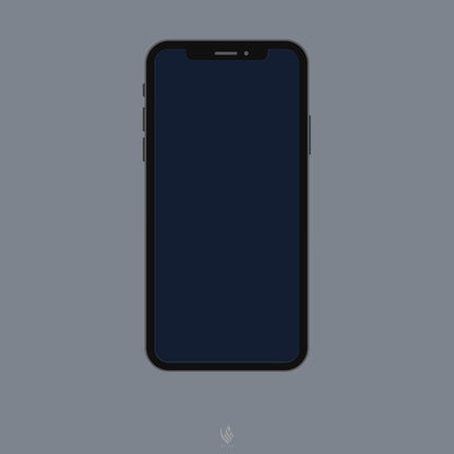 Digital Walimah Nikkah Evite - Dark Blue Mandala Design