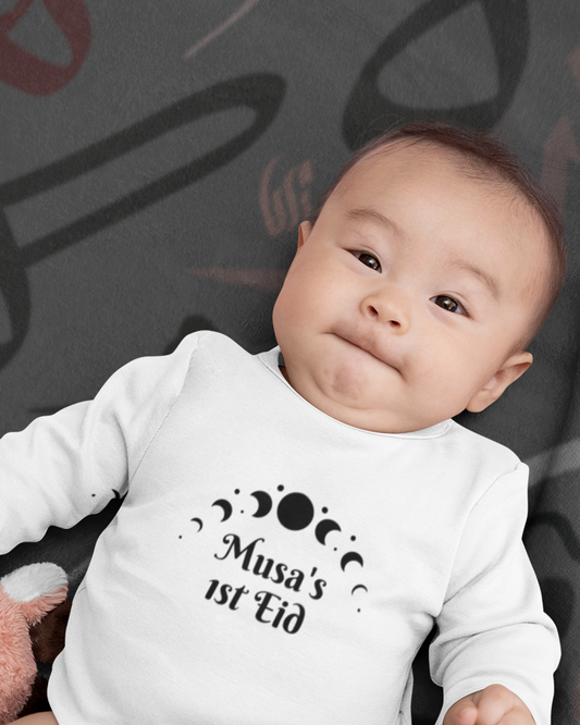 Custom BABY First Eid Romper (More Colours Available)