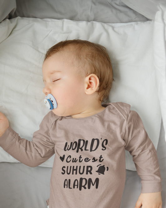 Worlds Cutest Suhur Alarm BABY Romper (More Colours Available)